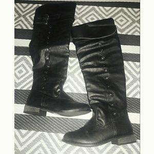 Black Knee High boots